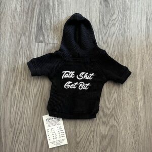 Black pet Hoodie by k9 duds